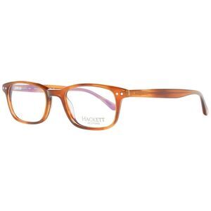 Hackett Bespoke Rectangle Eyeglasses Men Brown Frames For Men